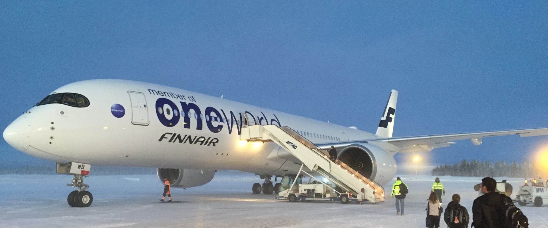 One World Finnair Kittila Finland